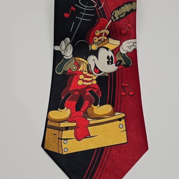 {Disney} Mickey Unlimited "The Band Concert" Micke Mouse Tie - Picture 2 of 7